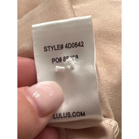 Lulus Sweetest Love Story White Dress Lace High-Low Midi Dress NWT size xs - Picture 11 of 12